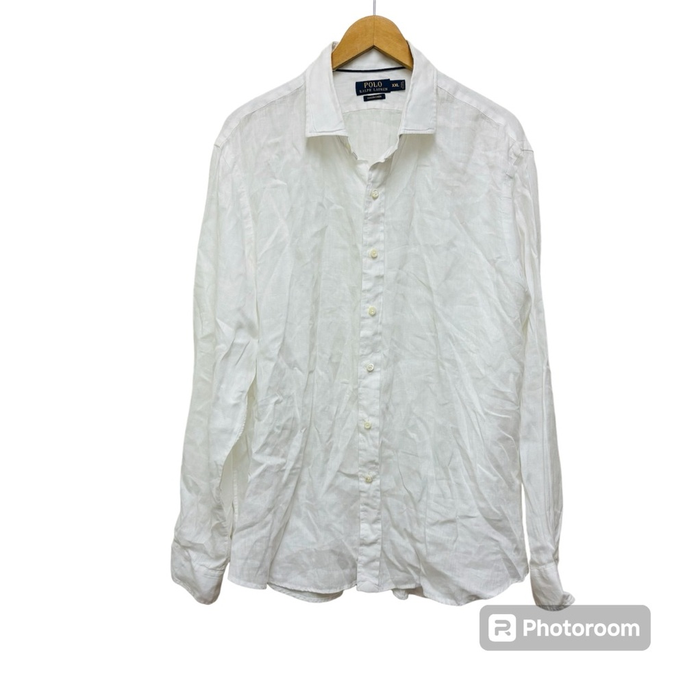 Polo Ralph Lauren Luxury Linen Button Down Shirt - Picture 2 of 11